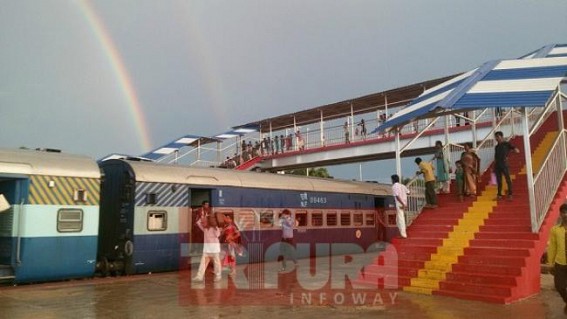 Kumarghat Railway Station : Platform in deplorable shape, still passengers demand high Kumarghat Railway Station : Platform in deplorable shape, still passengers demand high